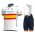 2020 Team Movistar Spain Champion Fietskleding Set Fietsshirt Met Korte Mouwen+Korte Koersbroek Bib 383OXNM
