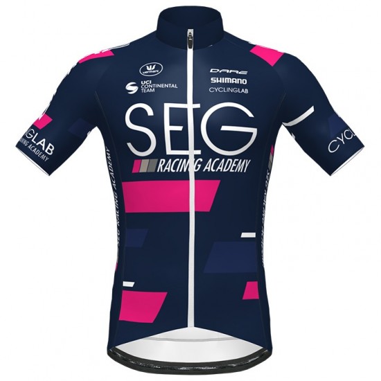 2020 Team SEG Blauw Wielershirt Korte Mouw 299DZPW