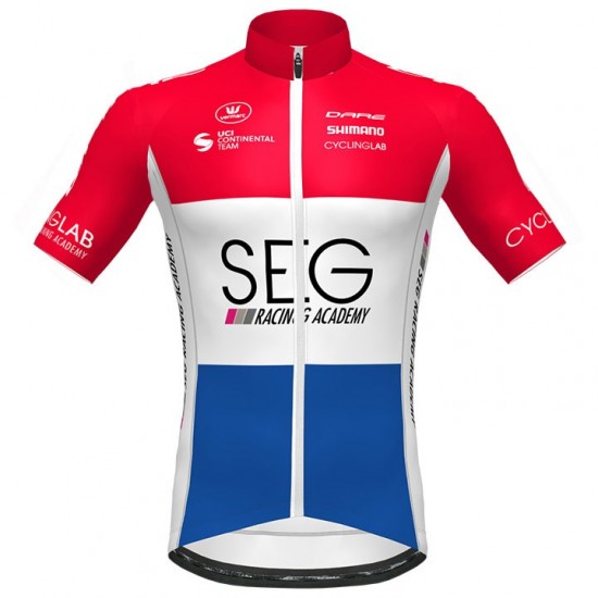 2020 Team SEG Dutch Champion Wielershirt Korte Mouw 472NQOE