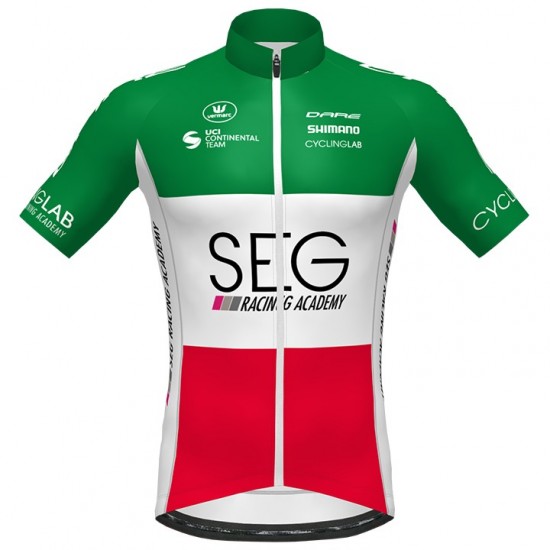 2020 Team SEG Italy Champion Wielershirt Korte Mouw 835FQBN