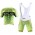 2015 ALE Fietskleding Set Fietsshirt Met Korte Mouwen+Korte Koersbroek Groen