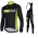 2016 ALE Wielerkleding Set Wielershirt Lange Mouwen+Lange Fietsbroeken Bib Vliezen-1