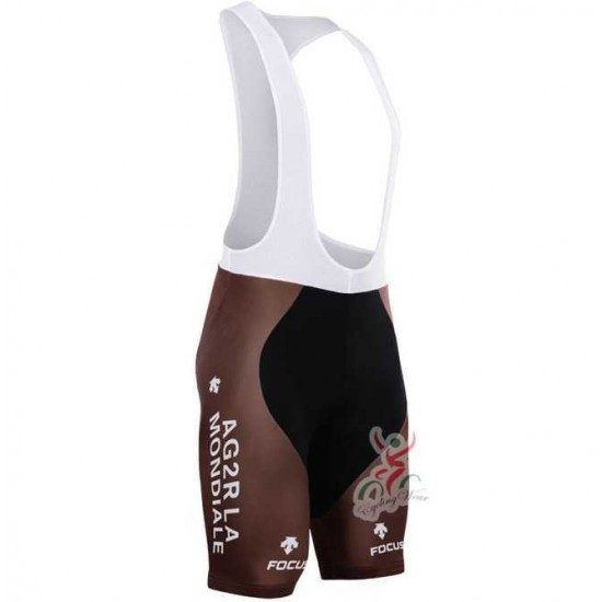 2015 Ag2r La Mondiale Fietskleding Fietsbroek Korte Bib