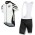 2016 ASSOS Fietskleding Set Fietsshirt Met Korte Mouwen+Korte Koersbroek Wit