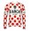 2016 BIANCHI-MILANO POLKA DOT Wielershirt Lange Mouwen Rood