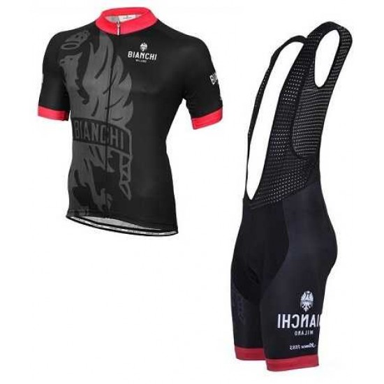 2016 BIANCHI-MILANO CINCA Fietskleding Set Fietsshirt Met Korte Mouwen+Korte Koersbroek