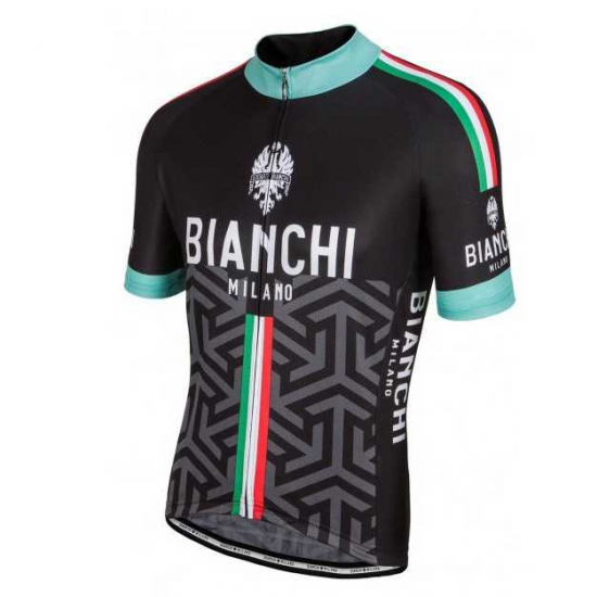 2017 Milano Bianchi Wielershirt Met Korte Mouwen 006