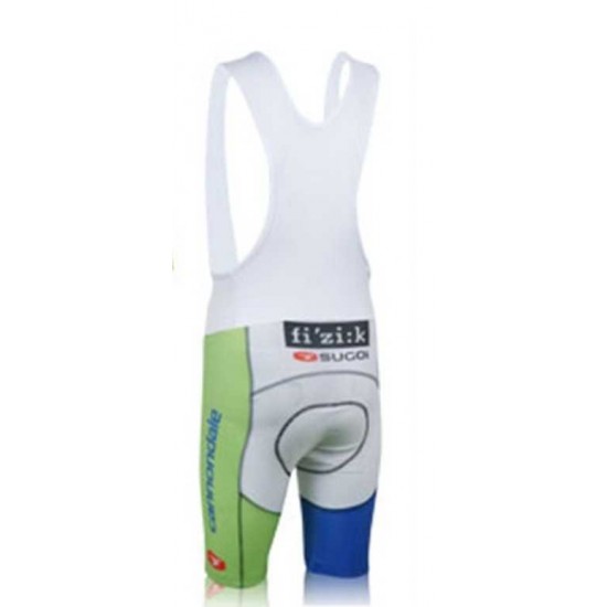 Cannondale Korte Koersbroek Wit Groen Blauw 2013