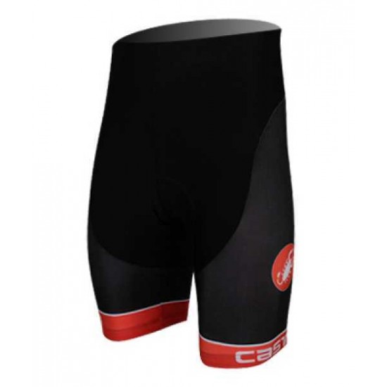 Castelli 2014 Korte Fietsbroeken Rood Zwart