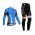 Castelli 2014 Wielerkleding Set Wielershirt Lange Mouw+Lange Fietsbroeken Blauw