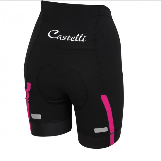 2016 Castelli Vrouwen Velocissima Wielershirt Korte Roze