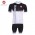 Castelli 3T 2014 Wielerkleding Set Set Wielershirts Korte Mouw+Fietsbroek Wit Zwart