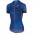 2016 Castelli Vrouwen Anima Wielershirt Korte Mouw Blauw Rood