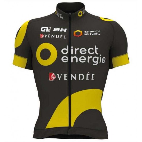 2017 Direct Energie Fietsshirt Korte Mouwen