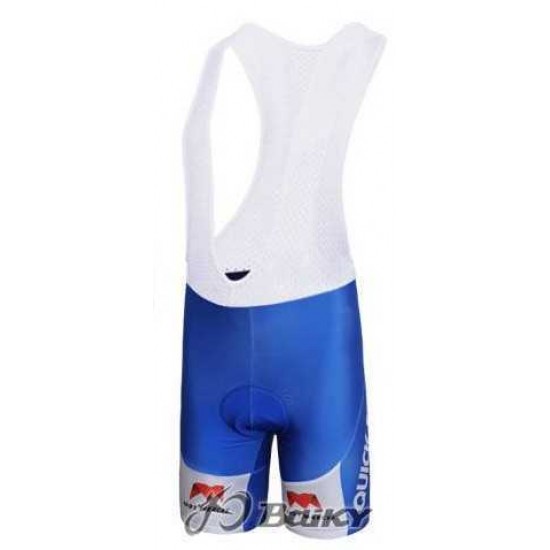 Omega Pharma-Quick Step Innergetic Korte Fietsbroeken Bib Blauw Wit