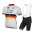 2015 Omega Pharma Quick Step Fietskleding Set Fietsshirt Met Korte Mouwen+Korte Koersbroek Wit