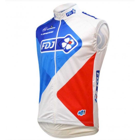 2015 FDJ Fietskleding Wielershirt Zonder Mouwen