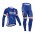 FDJ.Fr 2014 Wielerkleding Set Wielershirt Lange Mouw+Lange Fietsbroeken Blauw