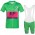 Green EF Education Frist Tour De France 2021 Team Fietskleding Set Wielershirts Korte Mouw+Korte Fietsbroeken Bib T1S3fv