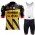 New Style Jumbo Visma 2021 Team Fietskleding Set Wielershirts Korte Mouw+Korte Fietsbroeken Bib RxmLxv