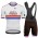 Ag2r France Champion Pro Team 2021 Fietskleding Set Wielershirts Korte Mouw+Korte Fietsbroeken Bib Ethdfp