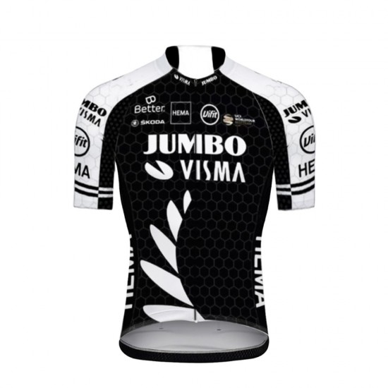Jumbo Visma New Zealand Pro Team 2021 Fietsshirt Korte Mouw HCmwwq