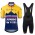 Jumbo Visma SLovenia Pro 2021 Team Fietskleding Set Wielershirts Korte Mouw+Korte Fietsbroeken Bib RWtZcB