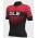 Wielerkleding Profteams 2020 Ale PR-S Hexa Wielershirt Met Korte Mouwen Zwart-Rood L13348419-02