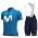 Wielerkleding Profteams 2020 Movistar Fietskleding Set Fietsshirt Met Korte Mouwen+Koersbroek Korte