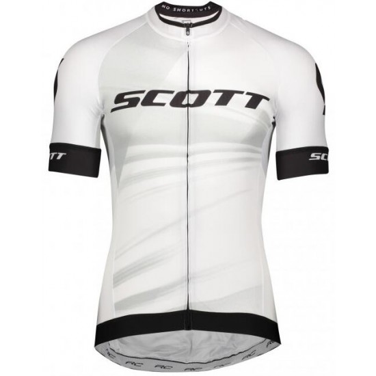 Wielerkleding Profteams 2020 SCOTT RC Pro Wielershirt Met Korte Mouwen Wit