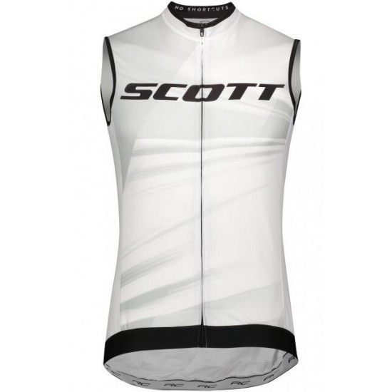 Wielerkleding Profteams 2020 SCOTT RC Pro Maglia Senza Maniche Wit