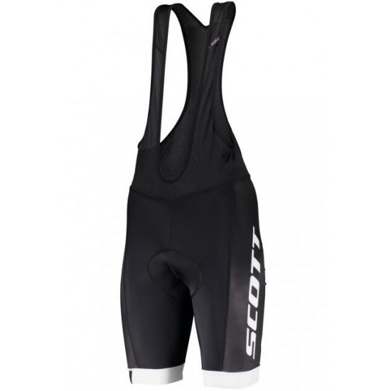 Wielerkleding Profteams 2020 SCOTT RC TEAM++ Koersbroek Korte Zwart/Wit