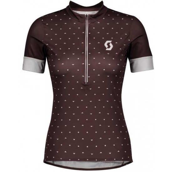 Wielerkleding Profteams 2020 Dames SCOTT Endurance 20 Wielershirt Met Korte Mouwen Marrone