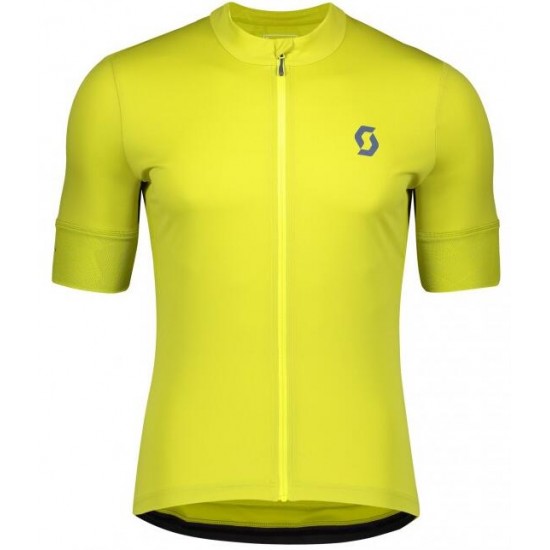 Wielerkleding Profteams 2020 SCOTT ENDURANCE 10 Wielershirt Met Korte Mouwen Giallo