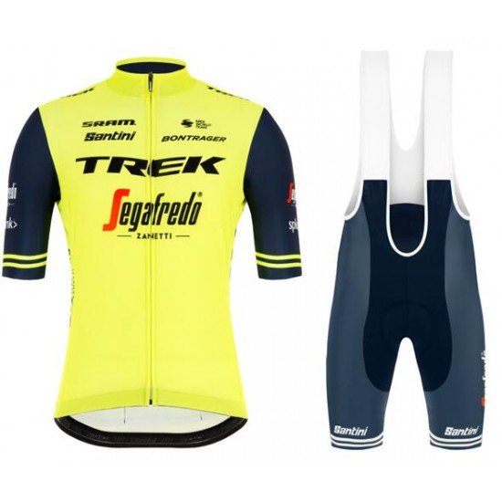 Wielerkleding Profteams 2020 TREK-SEGAFREDO Training Edition Set Wielershirt Met Korte Mouwen Langer RV+Koersbroek Korte