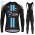 Winter Fleece DSM Pro Team 2021 Fietskleding Set Wielershirts Lange Mouw+Lange Wielrenbroek Bib PYKZW