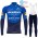 Winter Fleece Deceuninck Quick Step Pro Team 2021 Fietskleding Set Wielershirts Lange Mouw+Lange Wielrenbroek Bib SLYEW