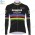Winter Thermal Fleece Deceuninck Quick Step 2020 UCI World Champion Wielershirts Lange Mouwen PFALS
