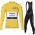 Deceuninck Quick Step 2020 Tour De France Fietskleding Set Wielershirts Lange Mouw+Lange Wielrenbroek Bib QVLDY