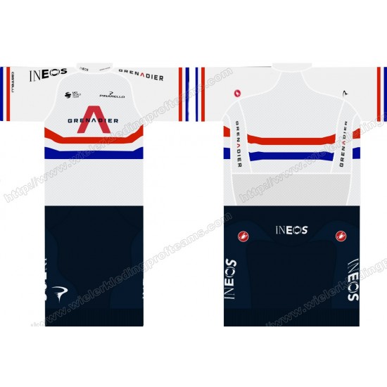 Team INEOS Grenadier 2020 UCI World Champion Wielerkleding Set Wielershirts Korte+ Wielrenbroek WPGHA