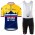 Jumbo Visma 2020 SLOVAKIAN Fietskleding Set Fietsshirt Met Korte Mouwen+Korte Koersbroek Bib MQXHA