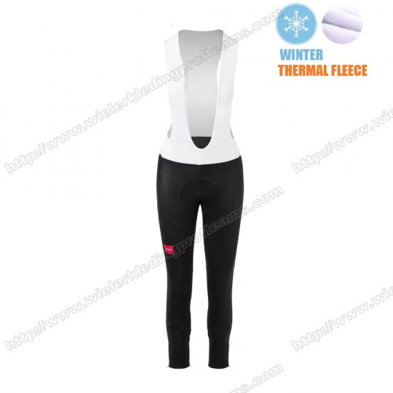 Winter Fleece Jumbo Visma Femmes Pro Team 2021 Lange Fietsbroeken Bib UXTLT