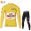 Winter Thermal Fleece UAE EMIRATES Tour De France 2020 Fietskleding Set Wielershirts Lange Mouw+Lange Wielrenbroek Bib MBCXF