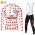 Winter Thermal Fleece UAE EMIRATES Tour De France 2020 Fietskleding Set Wielershirts Lange Mouw+Lange Wielrenbroek Bib QZDZZ
