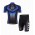 2014 Fox Racing Wielerkleding Set Set Wielershirts Korte Mouw+Fietsbroek Blauw