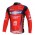 Giant Sram Pro Team Wielershirts Lange Mouwen Rood Zwart