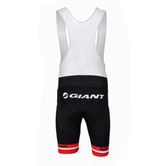 2014 Giant Wielershirts Korte Koersbroek Zwart Rood