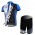 Giant Sram Pro Team Wielerkleding Set Wielershirts Korte+Korte Fietsbroeken Wit Blauw Zwart