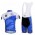 Giant Sram Pro Team Fietskleding Set Fietsshirt Met Korte Mouwen+Korte Koersbroek Blauw Wit