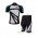 Teams Giordana Wielerkleding Set Set Wielershirts Korte Mouw+Fietsbroek Wit Zwart Blauw